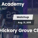 Football Game Recap: Hickory Grove Christian vs. Concord First Assembly Academy