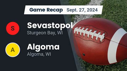 Football Recap: Algoma Piles Up the Points Against Sevastopol