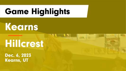 Hillcrest vs. Kearns