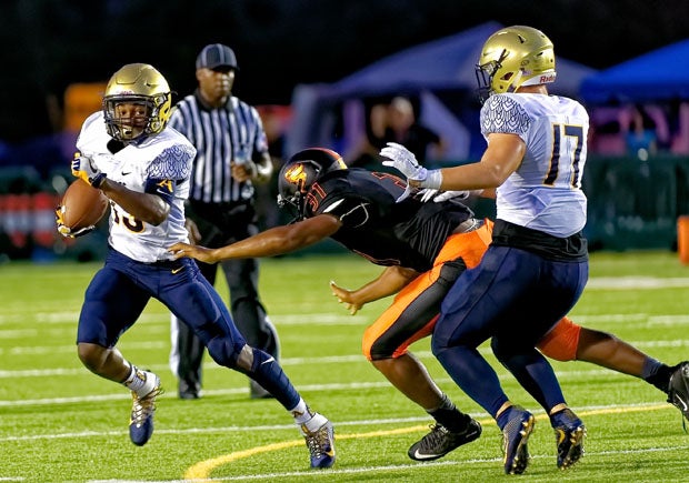 St. Thomas Aquinas' Asante Samuel (left) will help lead his squad against St. John Bosco on national television. 