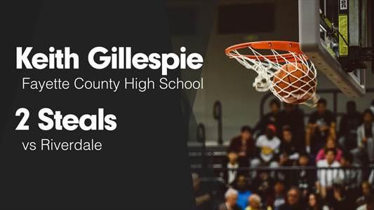 Keith Gillespie Game Report: vs Riverdale
