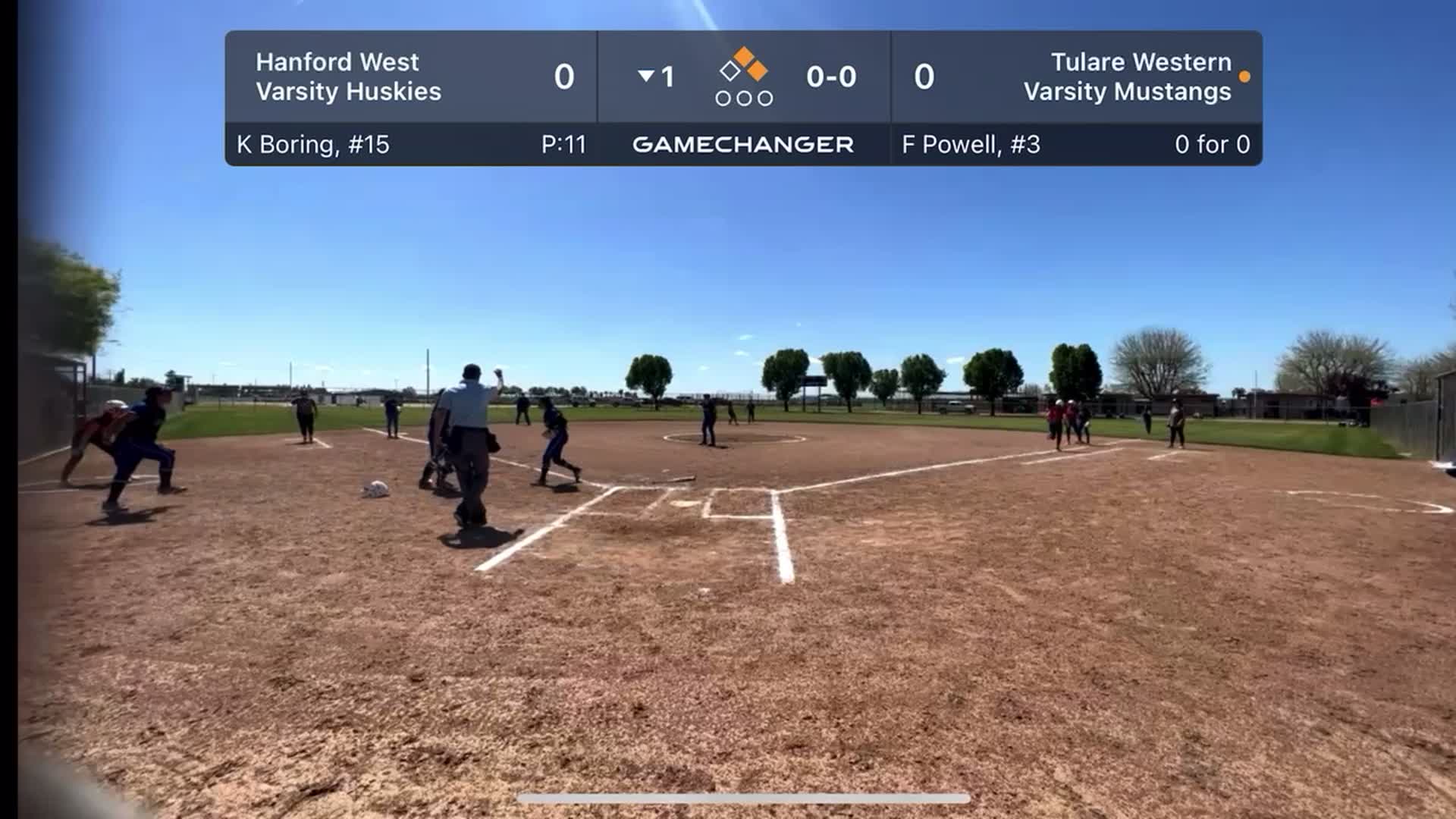 Softball Recap: Hanford West Extends Road Winning Streak to Thre