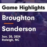 Basketball Game Preview: Sanderson Spartans vs. Broughton Capitals