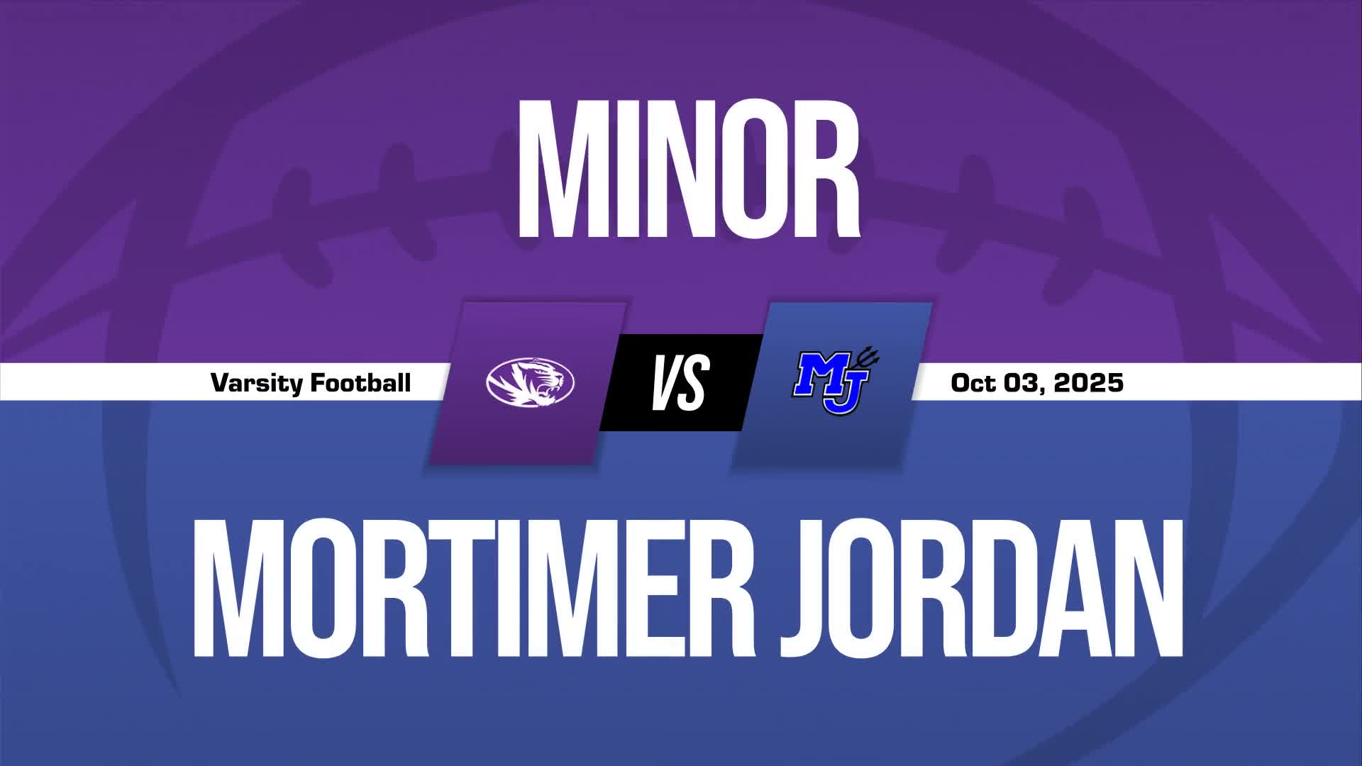 Football Recap: Minor Takes a Loss + How To Watch