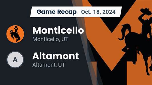 Football Recap: Monticello Skates Past Utah Military Academy - H
