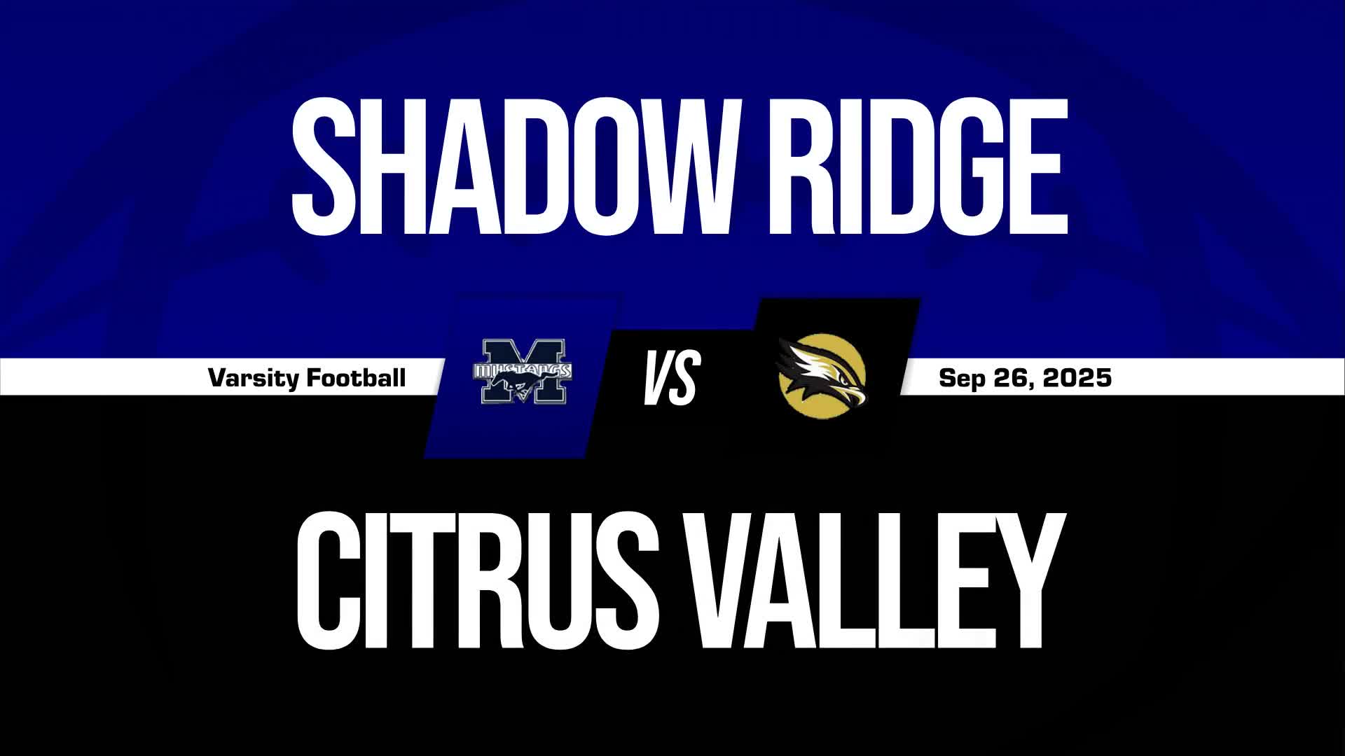 Football Recap: Citrus Valley Finds Home Field Redemption Against Yucaipa