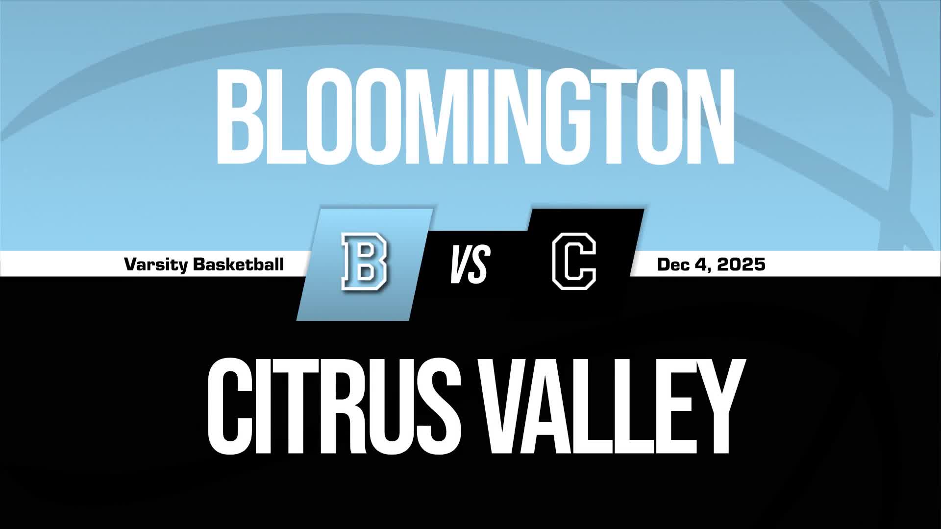 Basketball Recap: Citrus Valley Comes Up Short