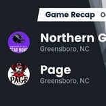 Football Game Recap: Page Pirates vs. Northern Guilford Nighthawks