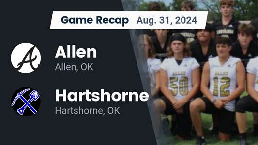 Football Recap: Allen Falls to Hartshorne in First Game of Seaso