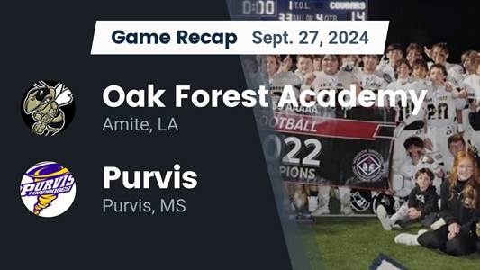 Football Recap: Purvis Falls Despite Strong Effort from  Moses C