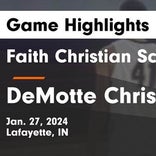 DeMotte Christian piles up the points against West Central