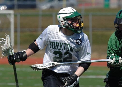 Yorktown junior attackman and Johns Hopkins recruit Kevin Interlicchio.