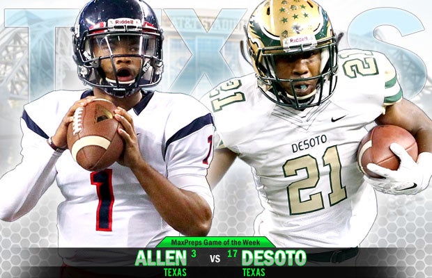 The Allen vs. DeSoto playoff matchup is the top battle in the nation this week.