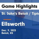 Basketball Game Recap: Ellsworth Bearcats vs. Southeast of Saline Trojans