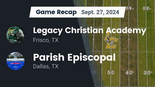 Football Recap: Legacy Christian Academy Picks Up Seventh Straig