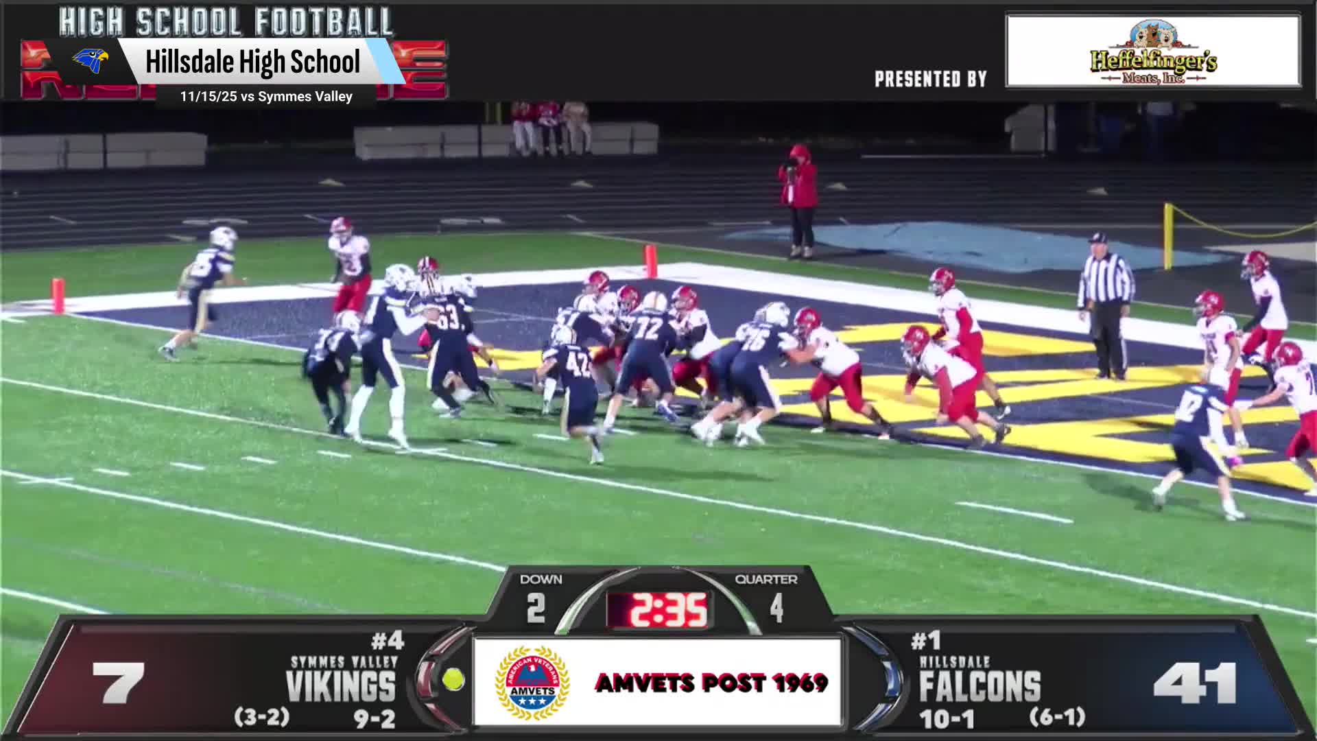 Football Recap: Hillsdale Continues Home Dominance  on Friday + How To Watch