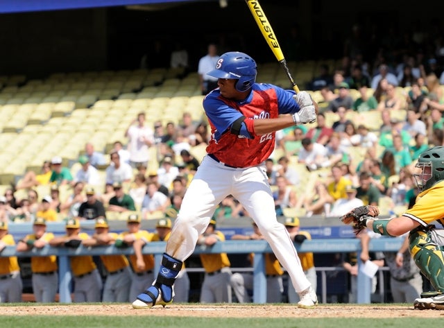 Serra slugger Dominic Smith is the MaxPreps Medium Schools Baseball Player of the Year after leading his team to a Southern Section title and a No. 45 national computer rankings spot. He was drafted by the New York Mets. 