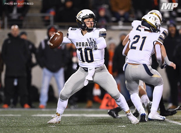 Archbishop Hoban (Akron) quarterback Shane Hamm (2021) has led the Knights to two state titles.