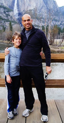 Aaron and his father Alan Hern during
a recent trip to Yosemite National Park.