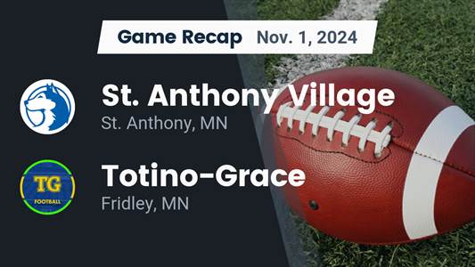 Football Recap: St. Anthony Village Takes a Loss