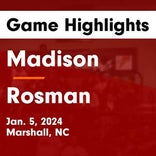 Basketball Recap: Rosman falls despite strong effort from  Mason Meece