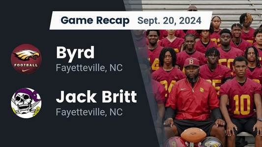 Football Recap: Douglas Byrd Takes a Loss