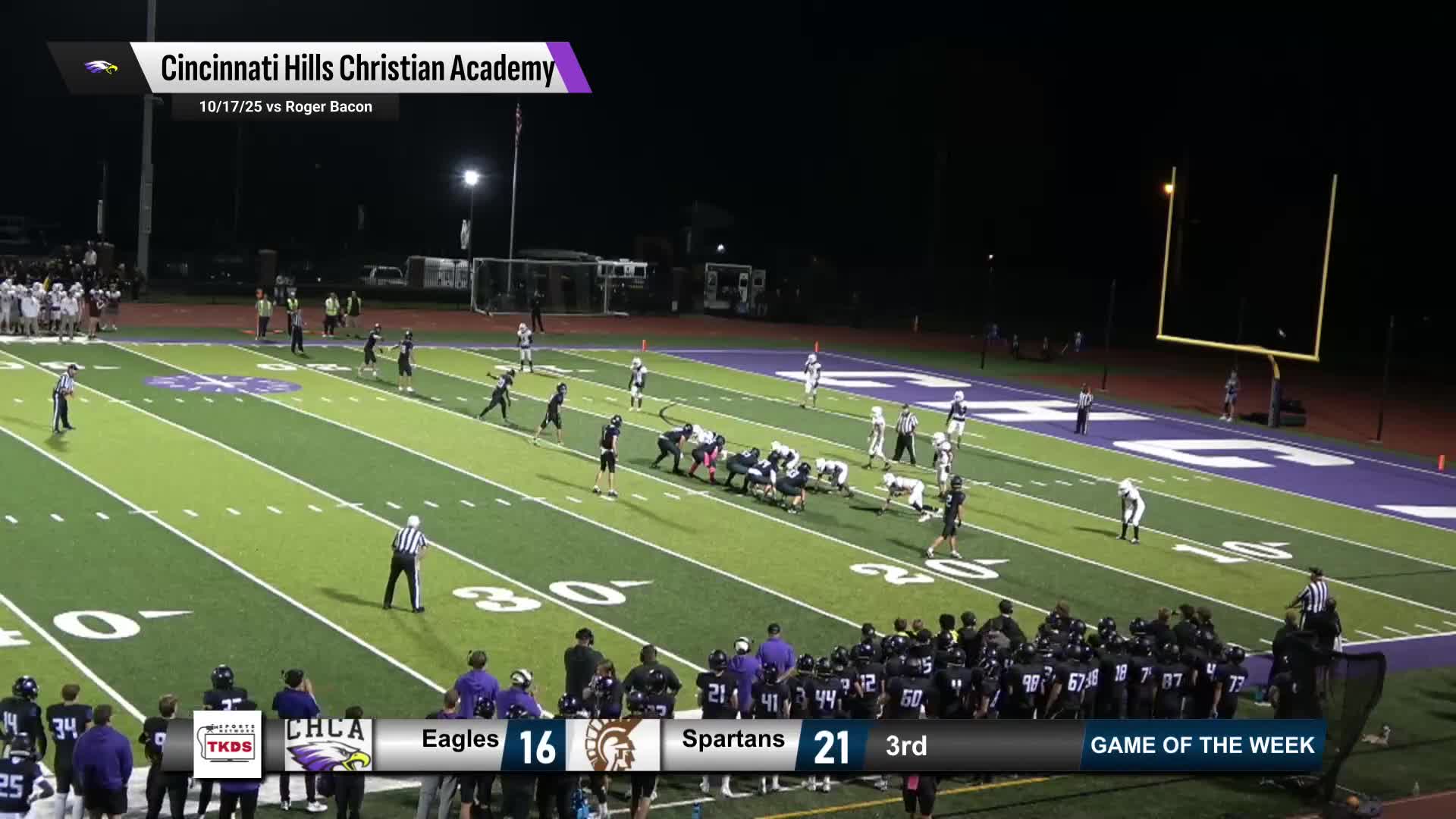 Football Recap: Cincinnati Hills Christian Academy Takes a Tough Playoff Loss + How To Watch