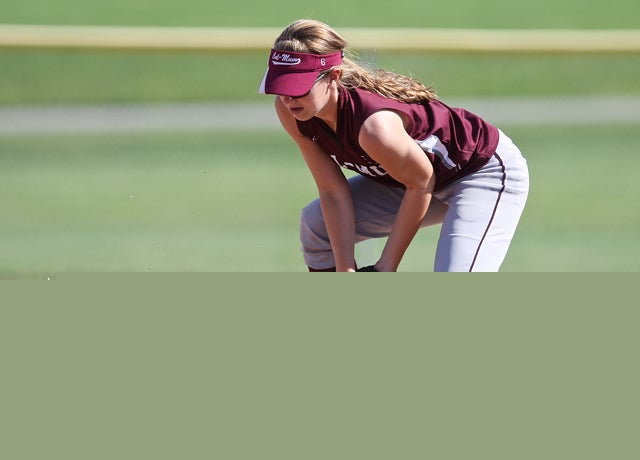 Shortstop Hannah Anderson of Caledonia-Mumford (Caledonia, N.Y.), shown here during the 2012 NYSPHSAA Class C tournament, was named MaxPreps/NFCA Player of the Week for the East Region.