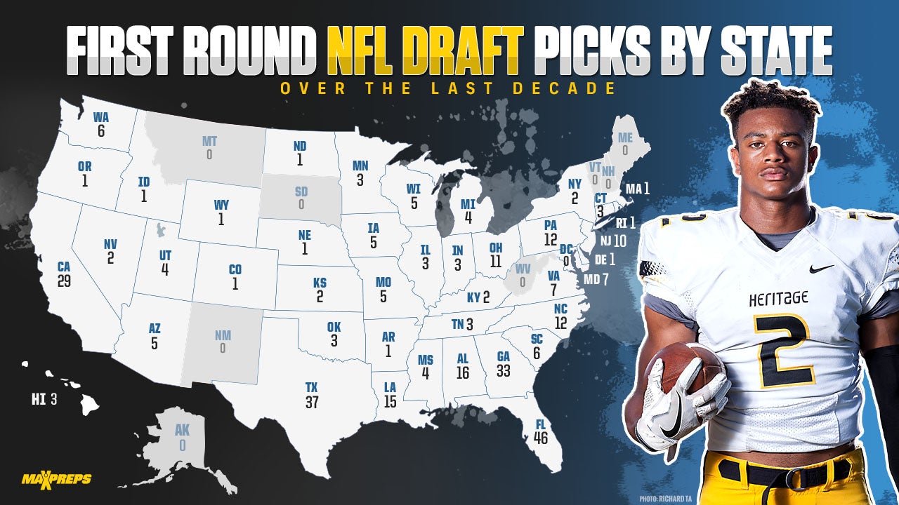 2021 NFL Draft: State-by-state look at where all draftees played