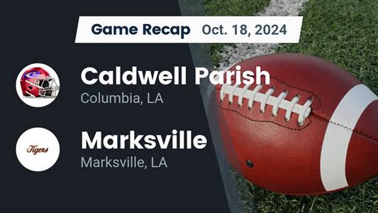 Football Recap: Marksville Triumphs Behind Punishing Ground Game