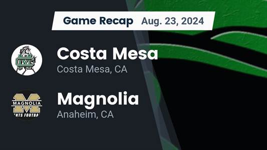 Football Game Recap: Costa Mesa Comes Up Short
