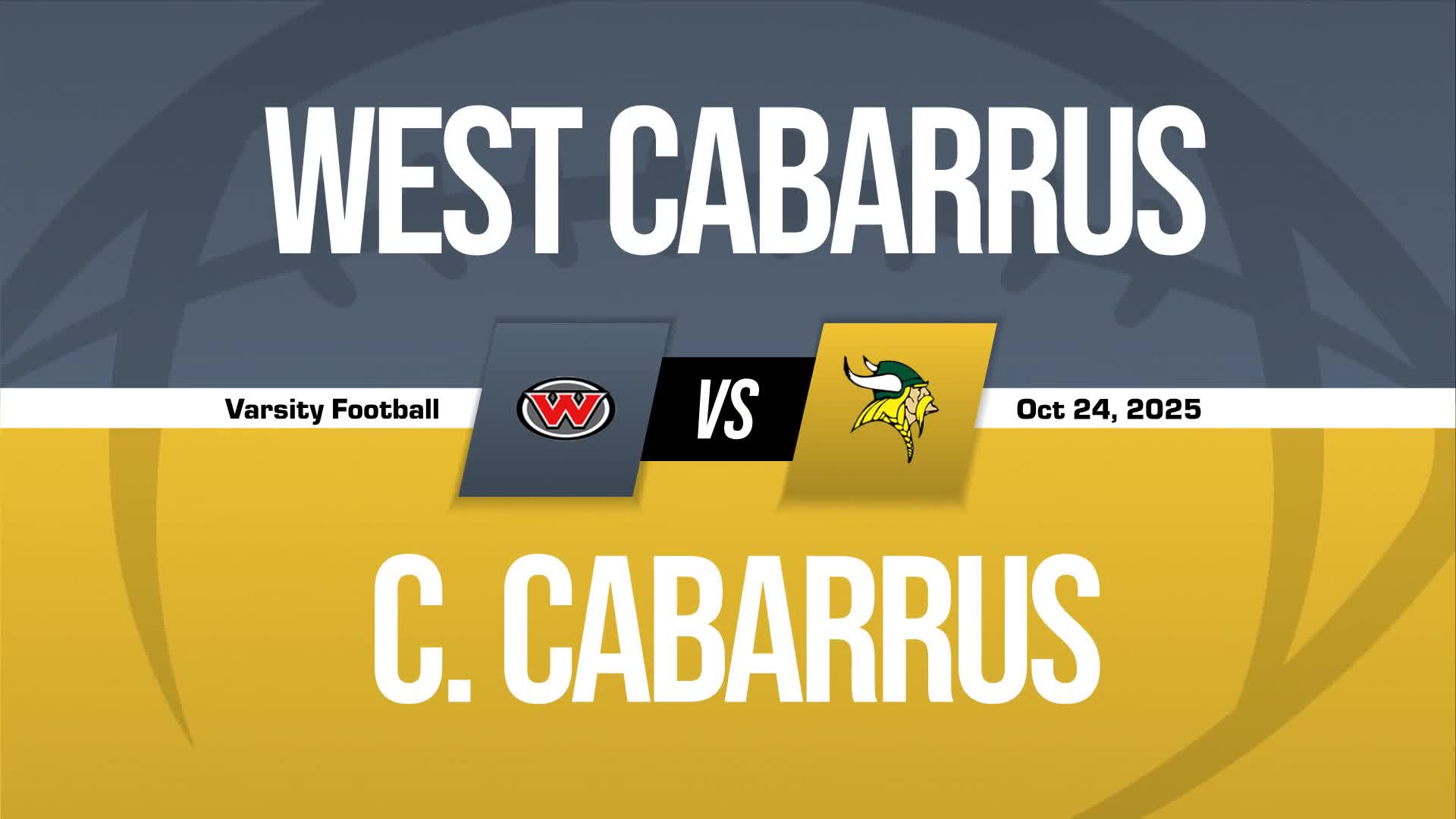 Football Recap: West Cabarrus Victorious