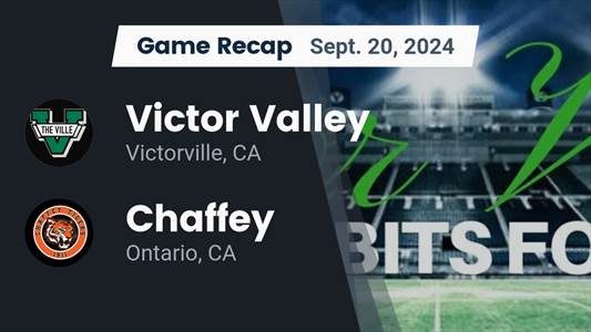 Football Recap: Chaffey Comes Up Short Despite Punishing Ground 