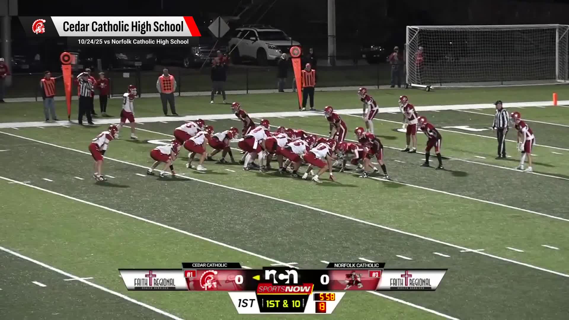 Football Recap: Make It Ten in a Row for Cedar Catholic + How To Watch