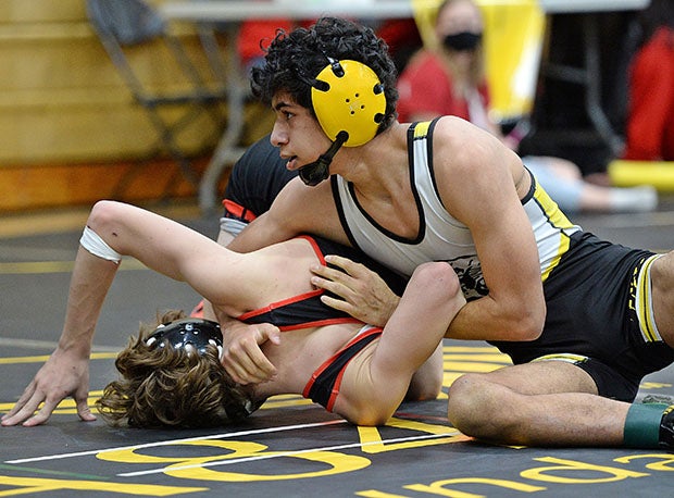Things got a little uncomfortable for one wrestler at last month's CVAA Tournament in California.