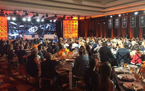 The impressive setting at the LA Hotel Downtown, site of the 2016 Gatorade Athlete of the Year ceremony.