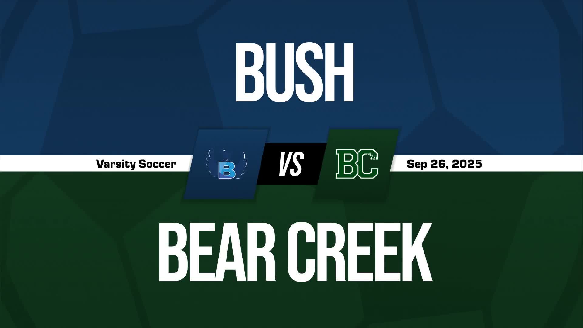 Soccer Recap: Bush Plays to a Tie