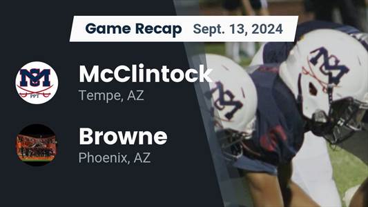 Football Recap: Miguel Fierro's Big Game Can't Quite Lead Browne