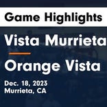 Orange Vista takes loss despite strong efforts from  Lei-Lani Fenison and  Taniyah Hutcherson