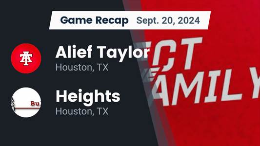 Football Recap: Alief Taylor Takes a Loss
