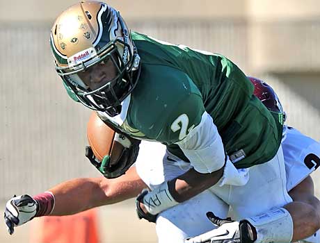 Dontre Wilson helps power DeSoto's high octane offense.