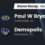 Football Game Recap: Demopolis Tigers vs. Carroll Eagles