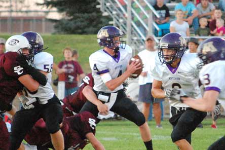 Montevideo (Minn.) quarterback Brett Bergeson passed for 502 yards and seven touchdowns in a victory.