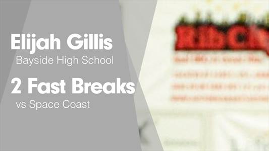 Elijah Gillis Game Report: vs Merritt Island