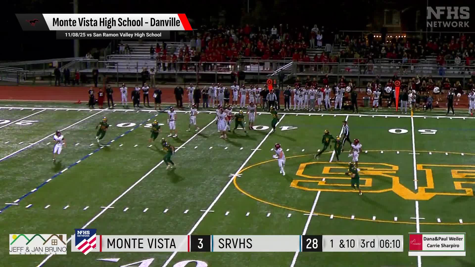 Football Recap: Huge Rushing Attack Leads Monte Vista over Amador Valley + How To Watch