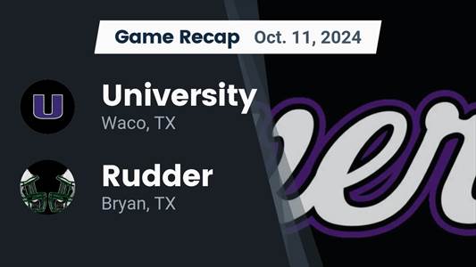 Football Recap: University Skates Past Waco with Ease