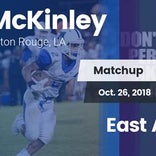 Football Game Recap: McKinley vs. East Ascension