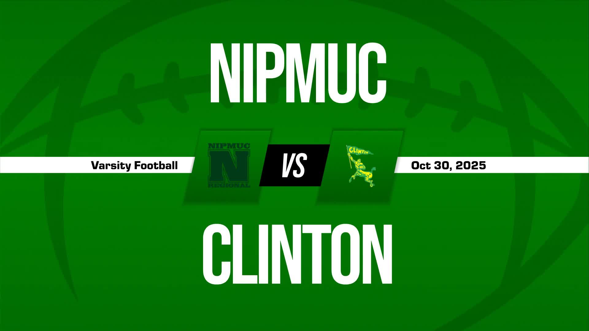 Football Game Preview: Nipmuc Regional Warriors vs. Blackstone Valley RVT Beavers