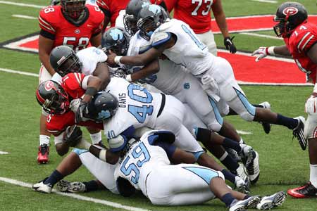 Camden County's defense made big plays that made the difference Monday against Glenville in the Kirk Herbstreit National Kickoff Classic.