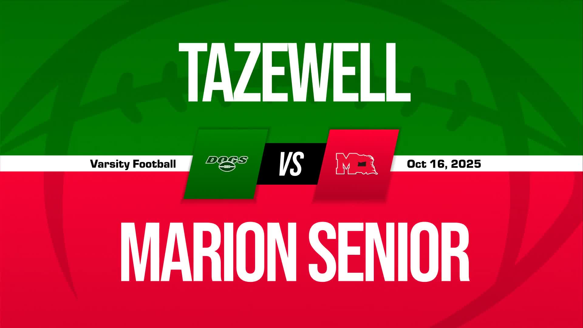 Football Game Preview: Marion Scarlet Hurricanes vs. Fort Chiswell Pioneers + How To Watch
